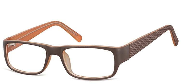 Okulary oprawki zerowki korekcyjne Sunoptic CP158C brazowe