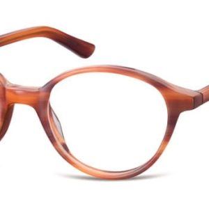 Okulary oprawki okragle Sunoptic CP147F bursztynowe