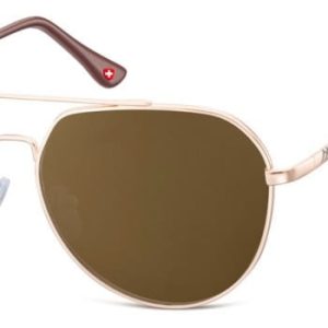 Okulary przeciwsłoneczne pilotki Montana S90D złoty/brązowy