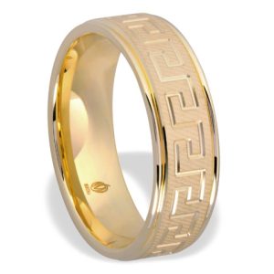 Obrączka z żółtego złota ŁN-07Z-k