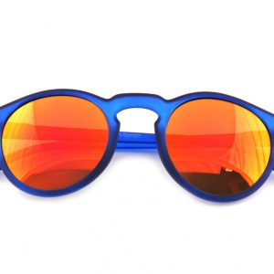 Okulary przeciwsłoneczne Lenonki HM-1582A niebieskie lustrzane