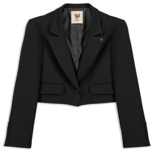 KRÓTKA MARYNARKA Z LOGO "LOREN"