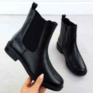 Botki damskie sztyblety czarne Sergio Leone BT25112