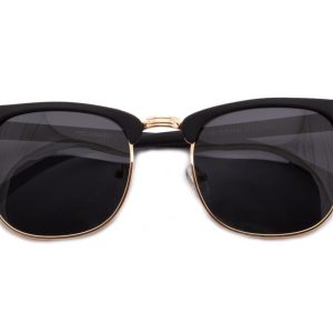 Półramki Okulary polaryzacyjne czarne pol-605a