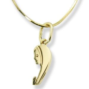 Medalik z żółtego złota MED-2-1