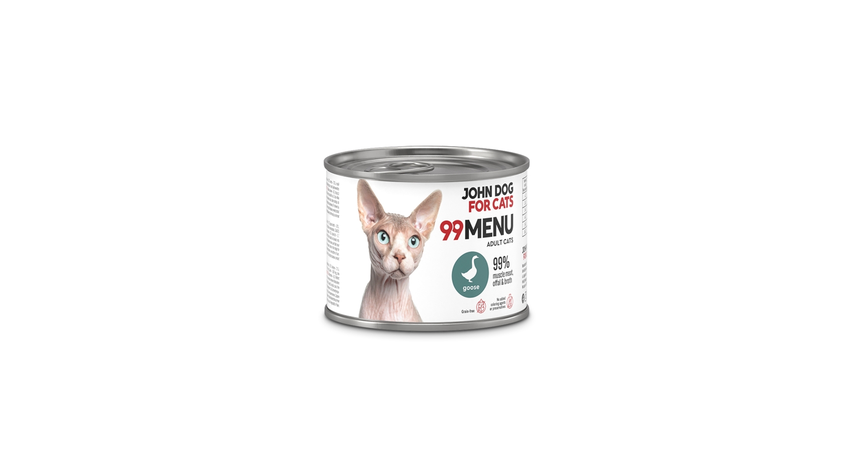 Karma mokra John Dog for Cats gęś - 200g