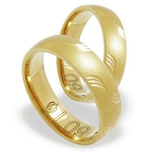 Obrączka z żółtego złota ŁL-09Z-m