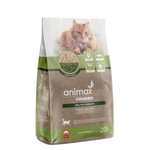 AnimaxKot Kruszon zbrylający Zielona Herbata - 20l