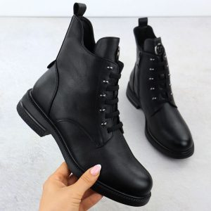 Botki damskie czarne Vinceza 26-58578