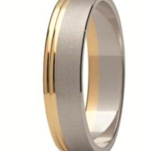 Obrączka z żółtego i białego złota ST-88ZB-k
