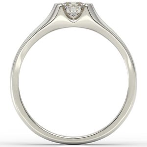 Pierścionek zaręczynowy z białego złota z brylantem 0,36ct BP-2636B