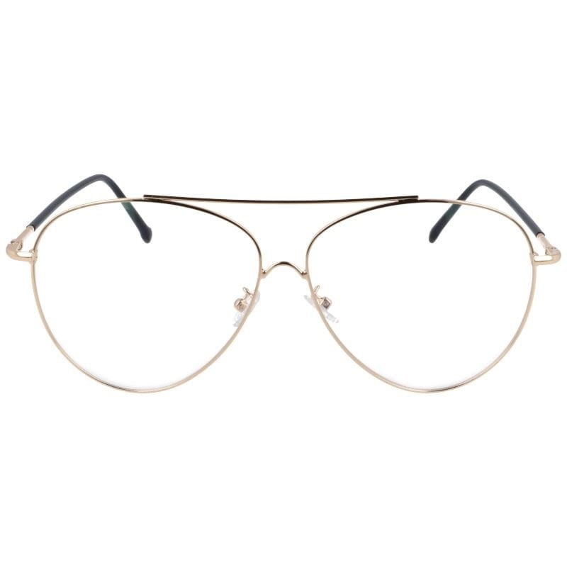 Okulary Pilotki z filtrem światła niebieskiego do komputera zerówki- 2529-6