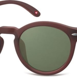 Okulary okrągłe brązowe lenonki S28E