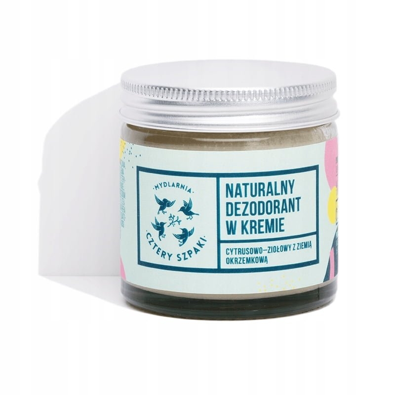 DEZODORANT W KREMIE NATURALNY 4 SZPAKI KRZEM EKO!!