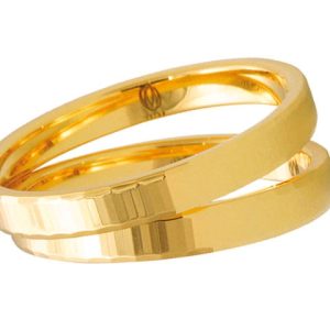 Obrączka z żółtego złota ŁK-01-Light-k
