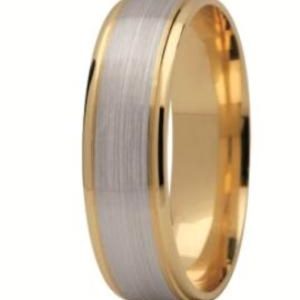 Obrączka z żółtego i białego złota ST-89ZB-k