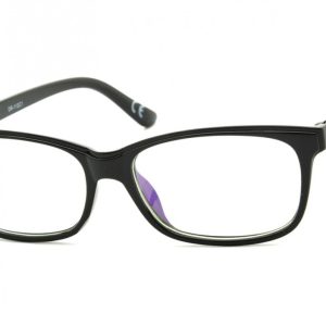 Okulary z filtrem Antyrefleksyjne zerówki Nerdy prostokątne DR-112-C1