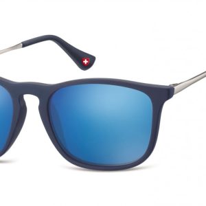 Okulary dziecięce nerdy Unisex lustrzanki matowe CS72A