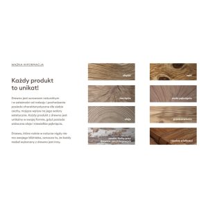 Stolik boczny Lavia 35 cm, czarny, drewno mango