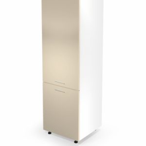 Szafka dolna wysoka biała / beżowa mat / wysoki połysk 60 cm Vento