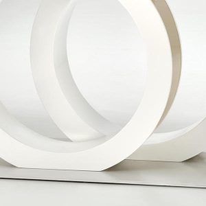 Stół rozkładany biały mat 160 - 200 x 90 cm Galardo