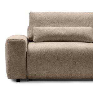 Sofa z funkcją spania i pojemnikiem Mochi, beżowobrązowa