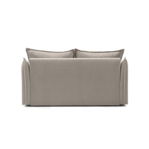 Sofa 2-osobowa, rozkładana Melo, beżowoszara