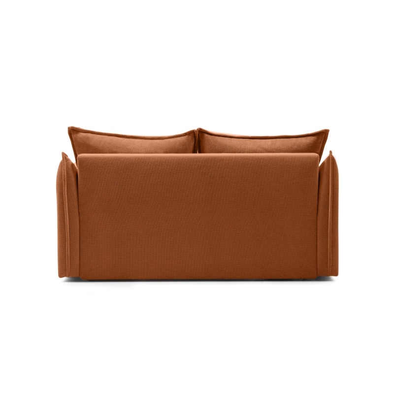 Sofa 2-osobowa, rozkładana Melo, miedziana