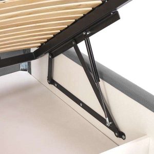 Zagłówek do łóżka szary 175x120 cm Modulo W3