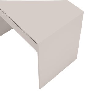 Biurko z szufladami Ada kaszmirowe, mat