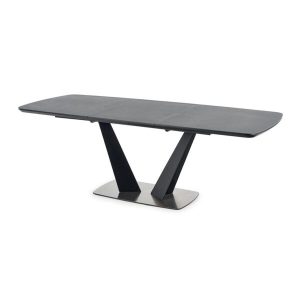 Stół rozkładany szary mat 160 - 220 x 90 cm Fangor