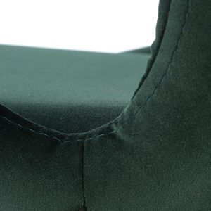 Krzesło do jadalni tapicerowane zielone K454