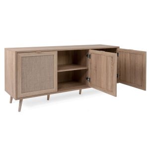 Komoda z drzwiami dąb sonoma mat 150 cm Bali