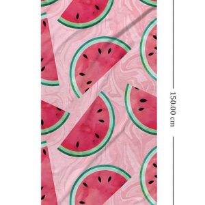 Stylowy plażowy ręcznik w arbuzy - wzór 1