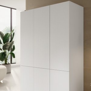 Szafa jednodrzwiowa biała mat 45 x 198 cm Malia