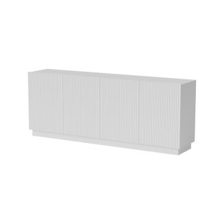 Komoda z drzwiami biała mat 200 cm Ardea