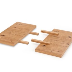 Przedłużki do blatu jasny dąb mat 45 x 90 cm Massive