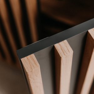 Komoda z drzwiami dąb artisan / antracyt mat 80 cm Medan