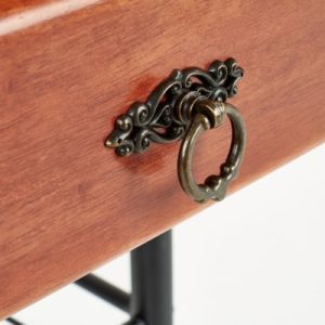 Szafka nocna czereśnia antyczna / czarna 37 cm Fiona