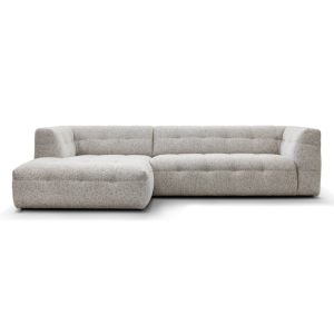 Narożnik do salonu Belice beżowy melanż, lewostronny