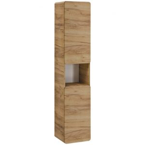 Szafka łazienkowa słupek Aruba 170x35x32 cm dąb craft złoty
