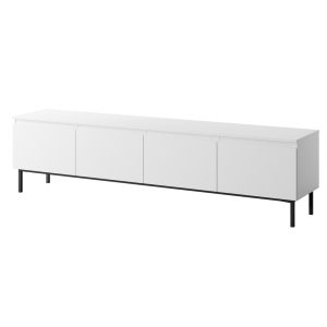 Szafka RTV biała mat 200 cm Silk