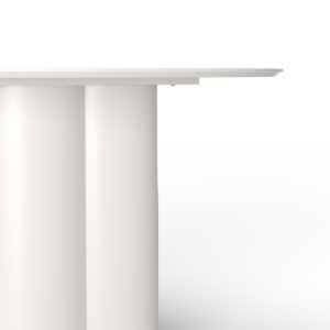 Stół do jadalni Adaggio, okrągły, szarobeżowy