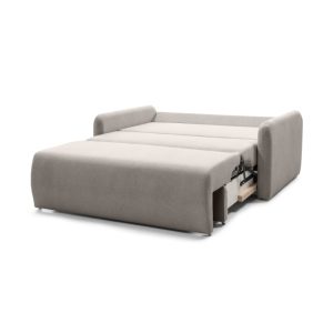 Sofa z funkcją spania i pojemnikiem Diosa Maxi beżowoszara