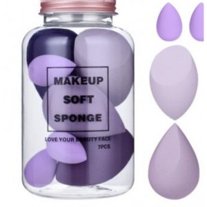 Zestaw 7 gąbeczek do makijażu - wzór 2