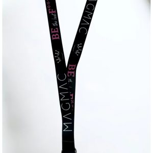 Smycz do kluczy z napisem BE THE BEST - czarna