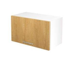 Szafka górna okapowa biała / dąb miodowy mat 60 cm Vento