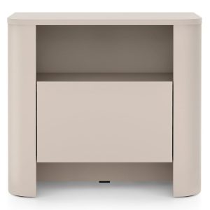 Szafka nocna Bari, zaokrąglona, cashmere gold