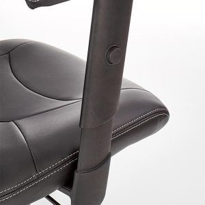 Fotel biurowy ekoskóra czarny Stilo