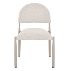 Krzesło tapicerowane Maze beżowoszare